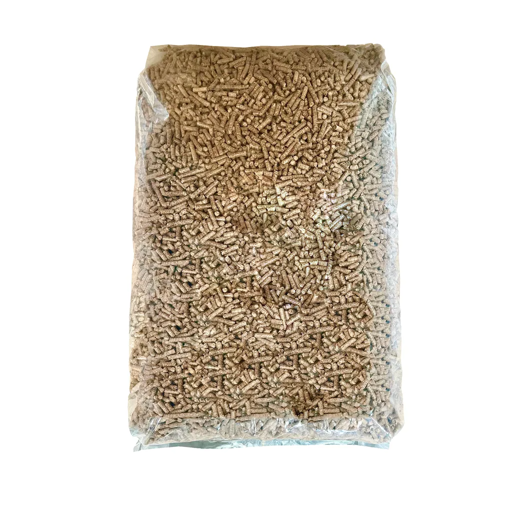 Hartholz Eiche Pellets 6mm 100% ohne Rinde 1020kg Palette